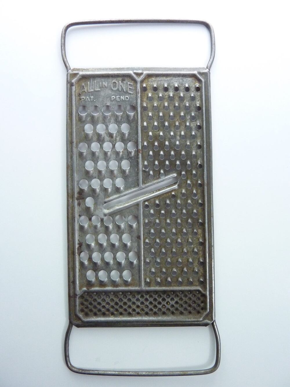 Vintage Wonder Shredder All In One Metal Cheese Grater Lot Handheld Kitchen Tool